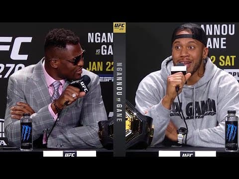 UFC 270: Pre-Fight Press Conference Highlights