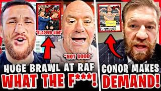 HUGE BRAWL BROKE OUT w/ Merab Dvalishvili *FOOTAGE* Conor McGregor BIG DEMAND to Dana White! UFC 329