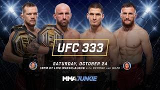 UFC 333: Volkanovski vs. Evloev LIVE Watch-Along with "Gorgeous" George and "Goze"