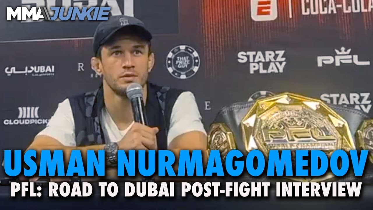 Usman Nurmagomedov not interested in second PFL belt, shuts down contract question