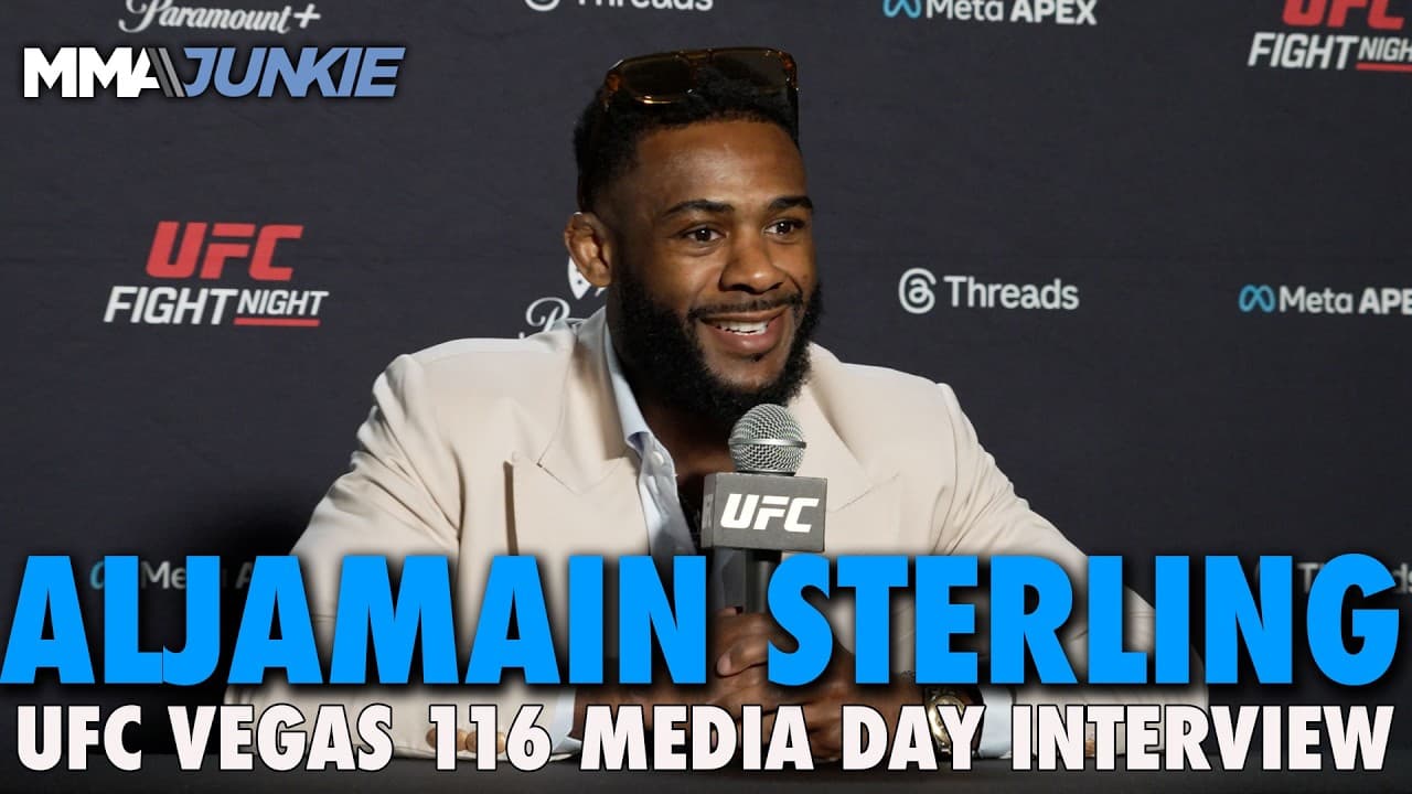 Aljamain Sterling warns Youssef Zalal of 'no cake walk,' will 'break him' | UFC Vegas 116