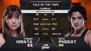 Itsuki Hirata vs. Ritu Phogat | MMA Full Fight