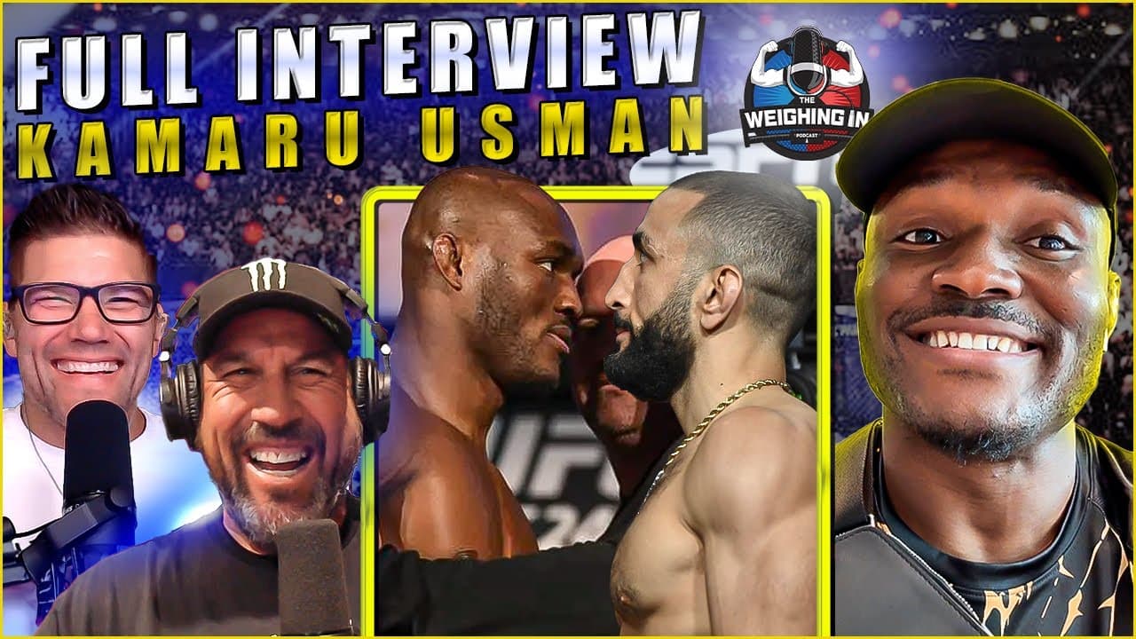 Kamaru Usman Interview | WEIGHING IN
