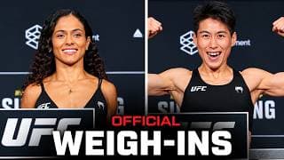 Natalia Silva vs Wang Cong Weigh-Ins | UFC 332
