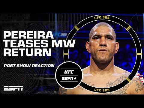 Alex Pereira says he’ll return to 185 ‘one more time’ on IG after UFC 305 | ESPN MMA