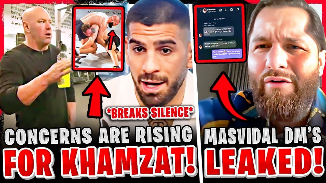 CONCERNS RISE for Khamzat Chimaev! Ilia Topuria BREAKS SILENCE on DIVORCE! Jorge Masvidal DMS LEAKED