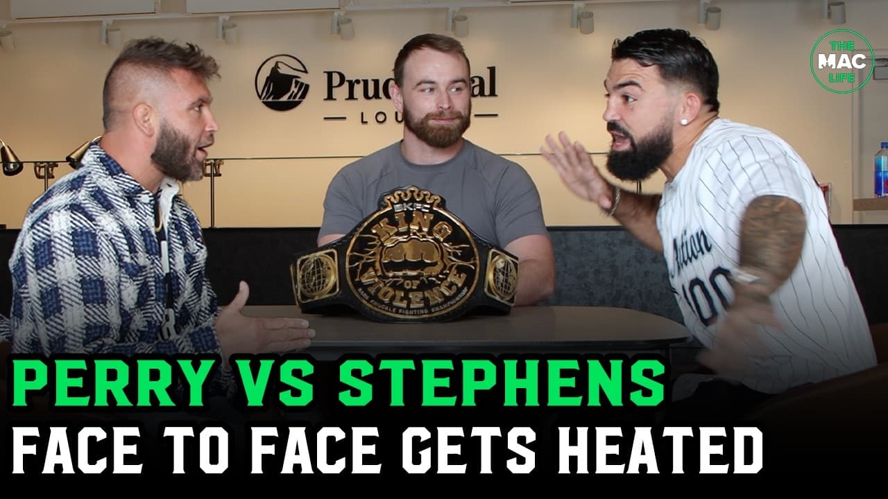 Mike Perry vs. Jeremy Stephens Face To Face Gets HEATED: "You’re getting KTFO”