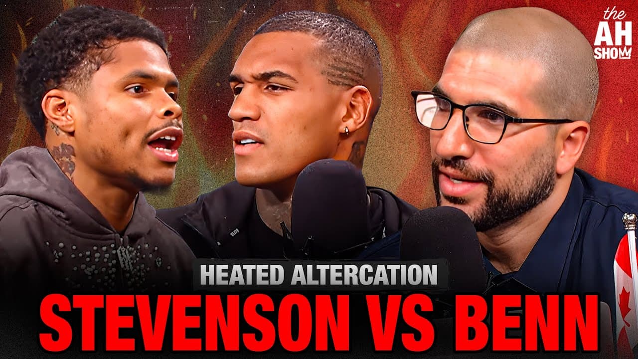 Shakur Stevenson & Conor Benn Get Into HEATED Exchange In Studio, Agree to Meet at 147?!