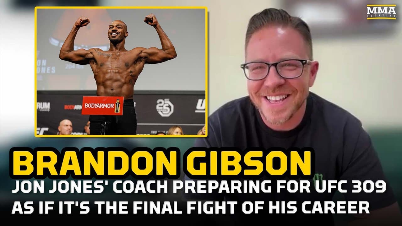 Jon Jones' Coach Brandon Gibson Approaching UFC 309 Like 'It's Our Last Rodeo' - MMA Fighting