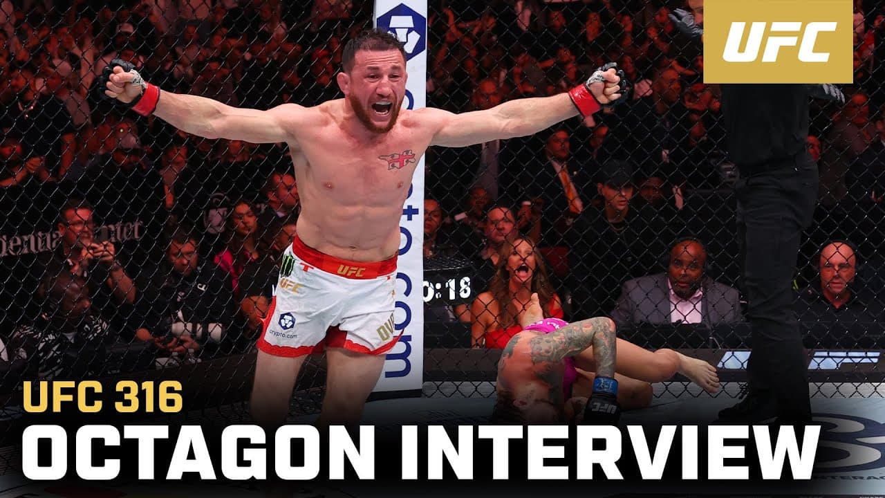 Merab Dvalishvili Octagon Interview | UFC 316