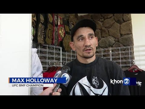 Waianae’s Max Holloway discouraged by West Oahu gun violence