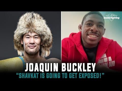 Joaquin Buckley says "Shavkat Rakhnonov is overrated", will lose to Belal Muhammad