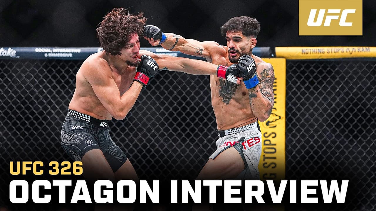 Alberto Montes Octagon Interview | UFC 326