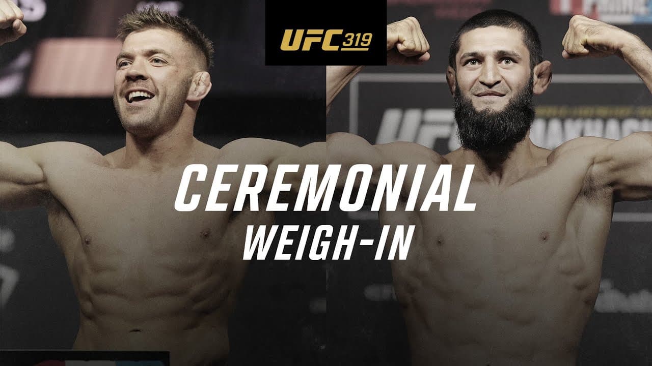 UFC 319: Ceremonial Weigh-In