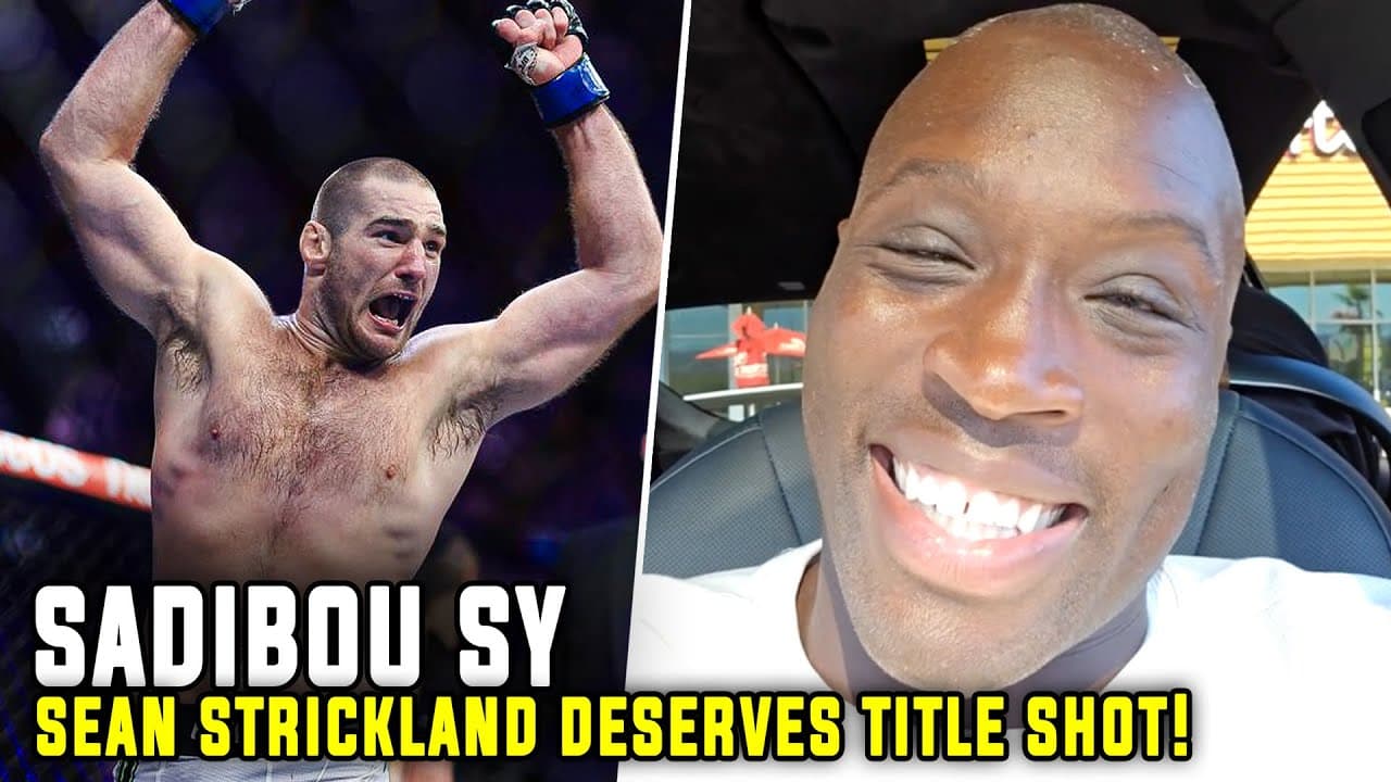 Sean Strickland's teammate Sadibou Sy says Srickland deserves title shot over Israel Adesanya