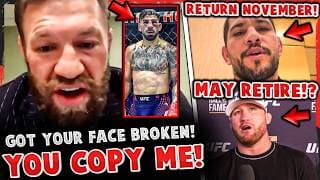 Conor McGregor ACCUSES Ilia Topuria of COPYING! Alex Pereira RETURN! Justin Gaethje may RETIRE!?