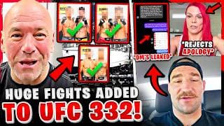 MULTIPLE UFC 332 FIGHT REVEALED! Sean Strickland LEAKS MESSAGES + Gillian REJECTS APOLOGY! Joe Rogan