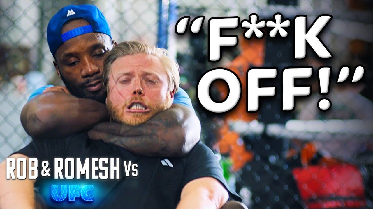 Leon Edwards DESTROYS Rob Beckett With This DEADLY Move 😱 | Rob & Romesh vs UFC