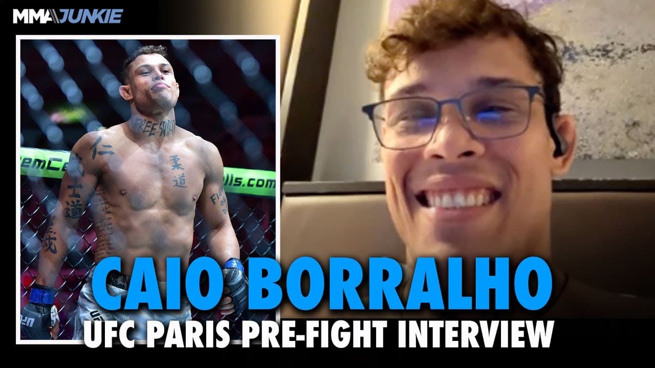 Caio Borralho sees GOLDEN opportunity, talks Khamzat Chimaev as champ | UFC Paris