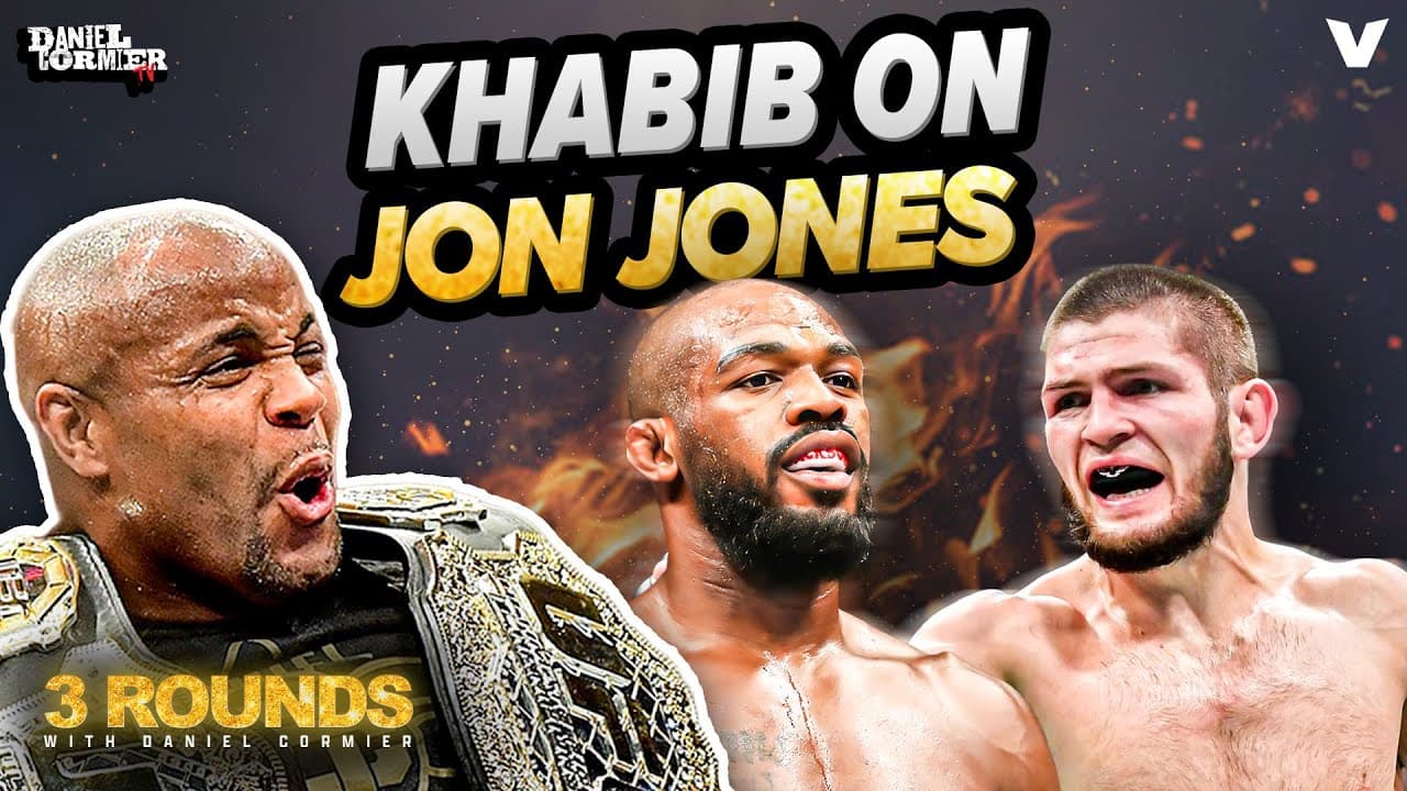 Daniel Cormier on Khabib’s PROBLEM with Jon Jones, Michael Chandler vs. Charles Oliveira | 3 Rounds