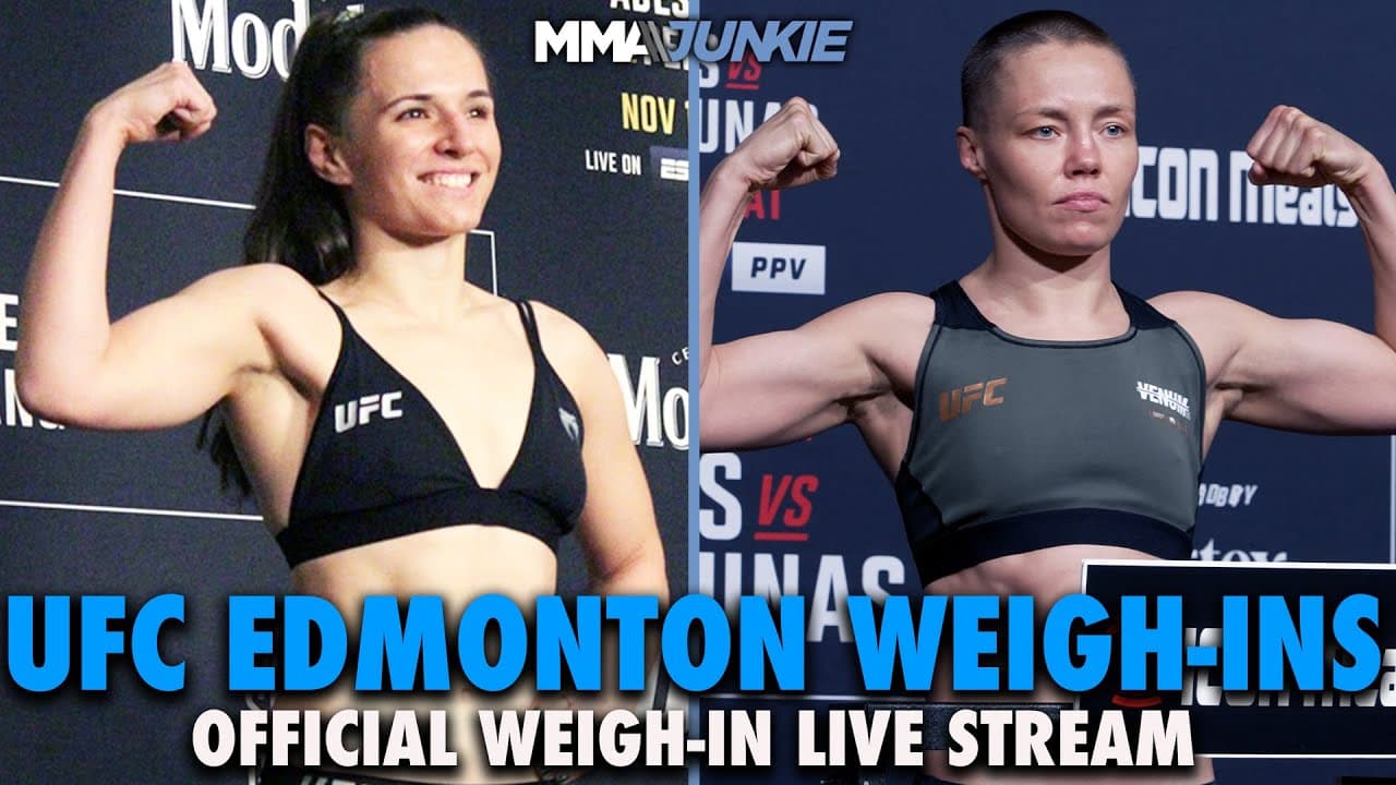 UFC Edmonton Official Weigh-In Live Stream | UFC Fight Night 246