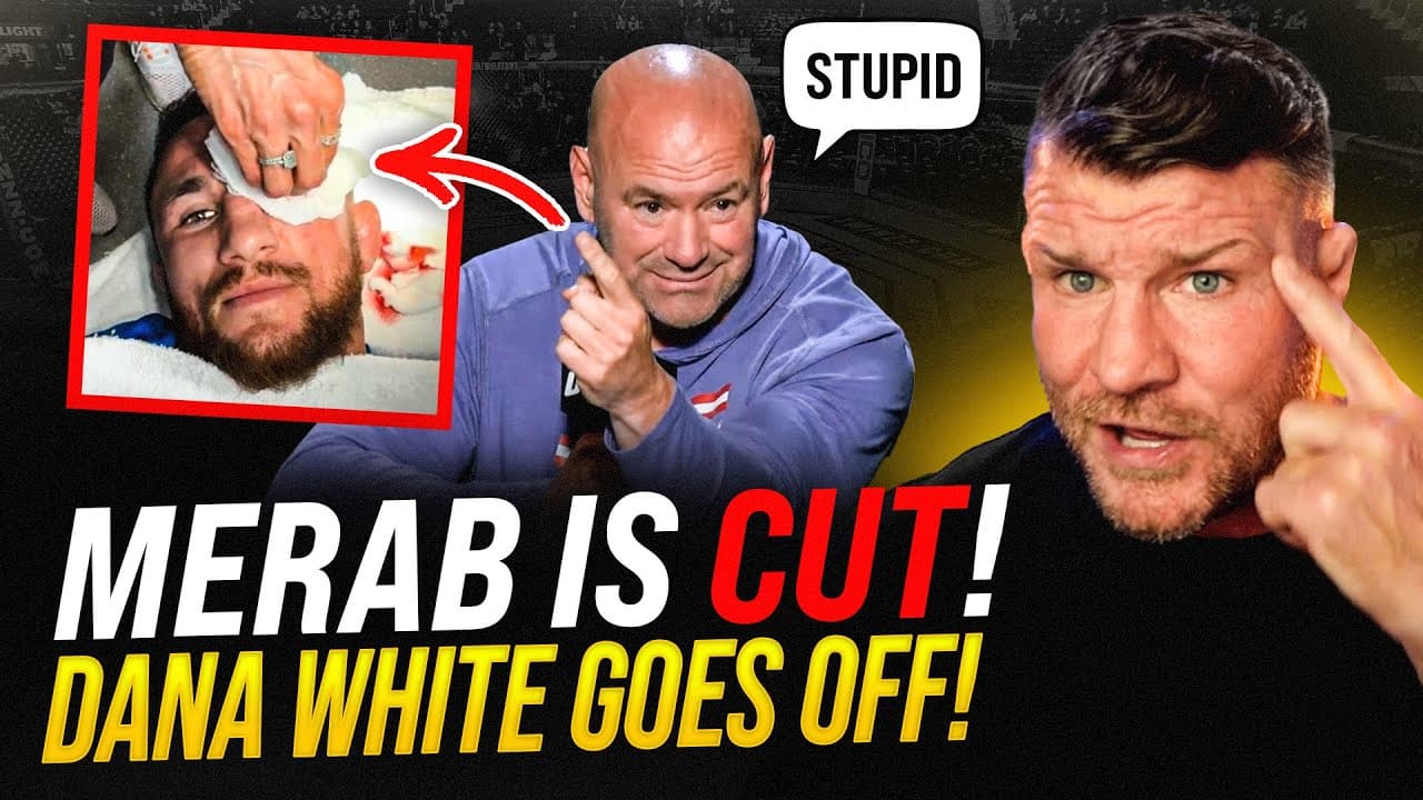 BISPING reacts: Merab is CUT! Dana White GOES OFF!