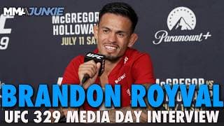 Brandon Royval explains why Lone'er Kavanagh fight is 'personal' | UFC 329