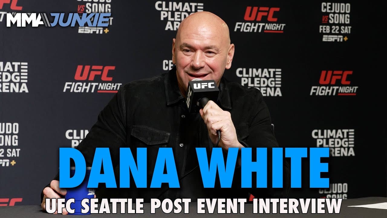 Dana White Talks Ilia Topuria Vacating Title, Champ-vs-Champ Stance, Henry Cejudo Loss | UFC Seattle