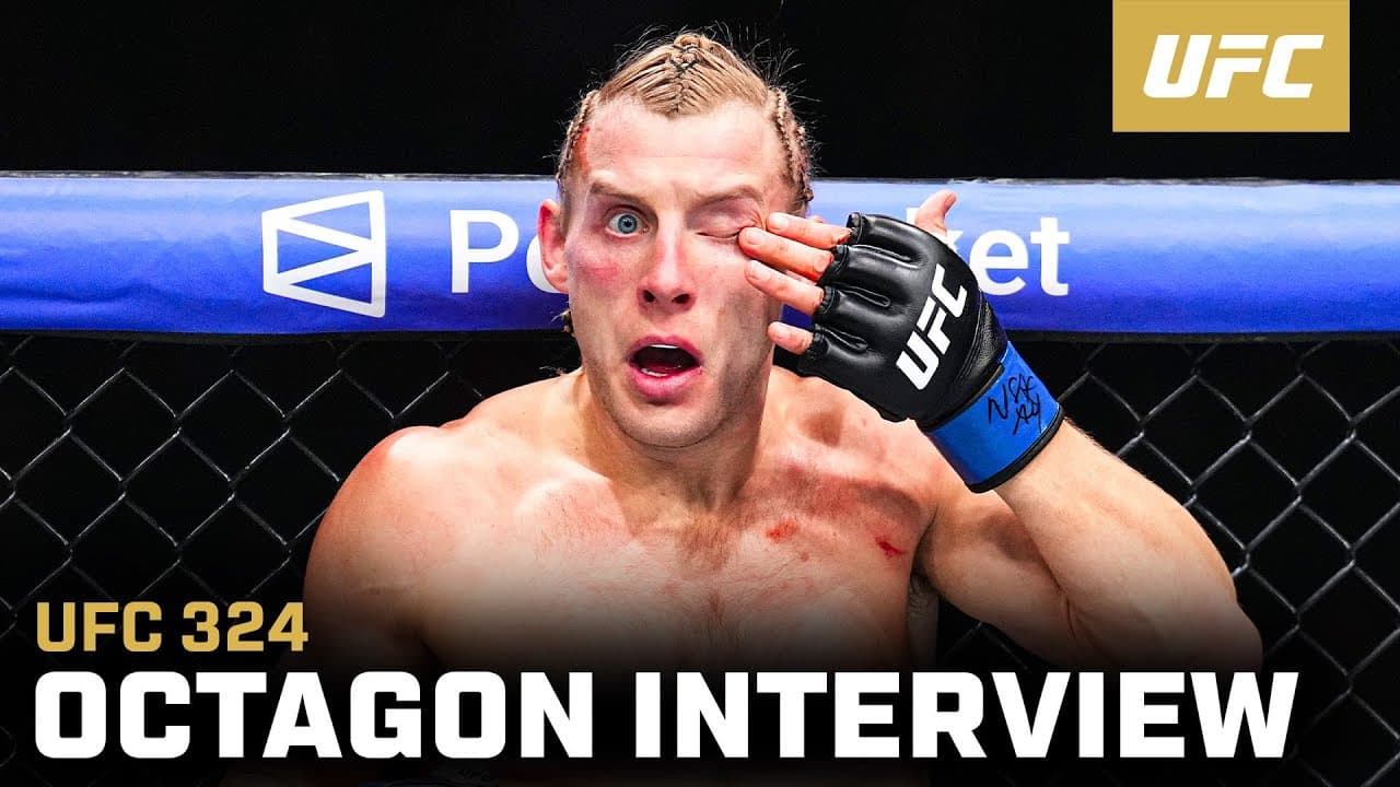 Paddy Pimblett Octagon Interview | UFC 324