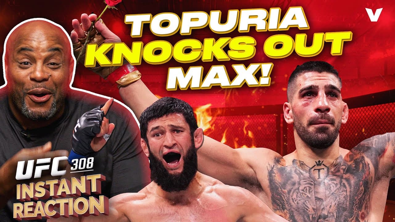 Daniel Cormier REACTS to Ilia Topuria KO vs. Max Holloway, Khamzat Chimaev SUBMITS Robert Whittaker