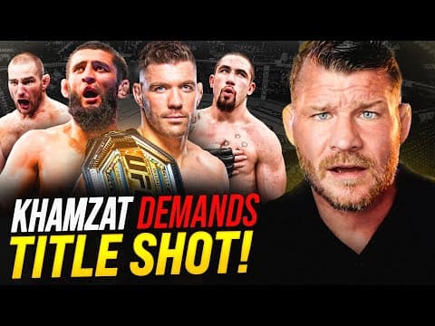 BISPING reacts: Khamzat DEMANDS Title Shot NEXT vs Dricus or Izzy! | "Fight Whittaker or Strickland"
