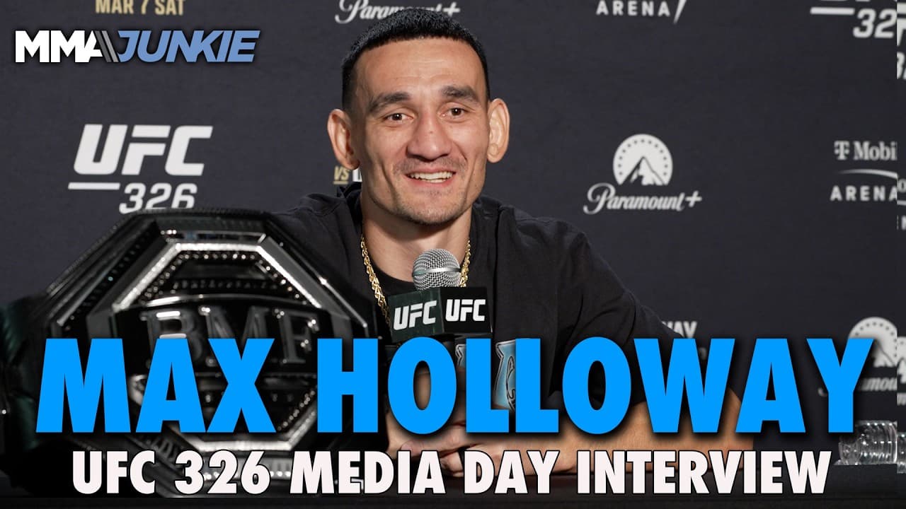 Max Holloway refuses to look past BMF-worthy Charles Oliveira before rematch | UFC 326