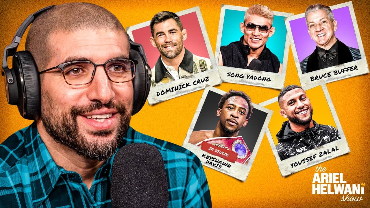 Dominick Cruz, Bruce Buffer, Keyshawn Davis in studio, Song Yadong, Youssef Zalal | Feb 17, 2025