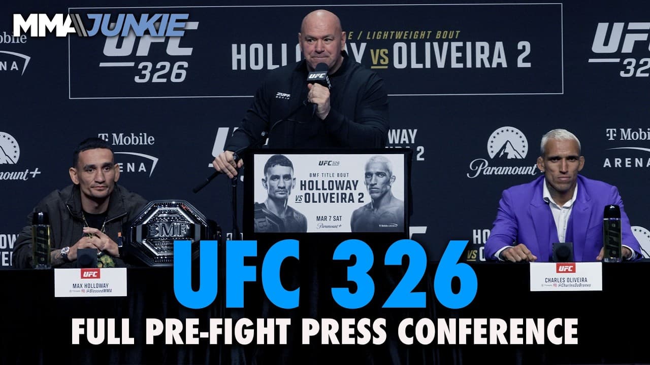 UFC 326 full pre-fight press conference: Dana White grants Holloway and Oliveira's belt wish