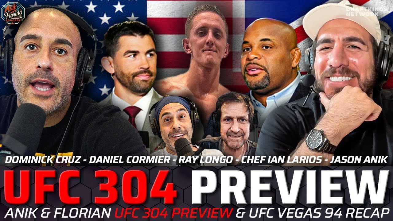 🔴 UFC 304 Preview with Daniel Cormier, Dominick Cruz, Chef Ian larios + Ray Longo | A&F. 501