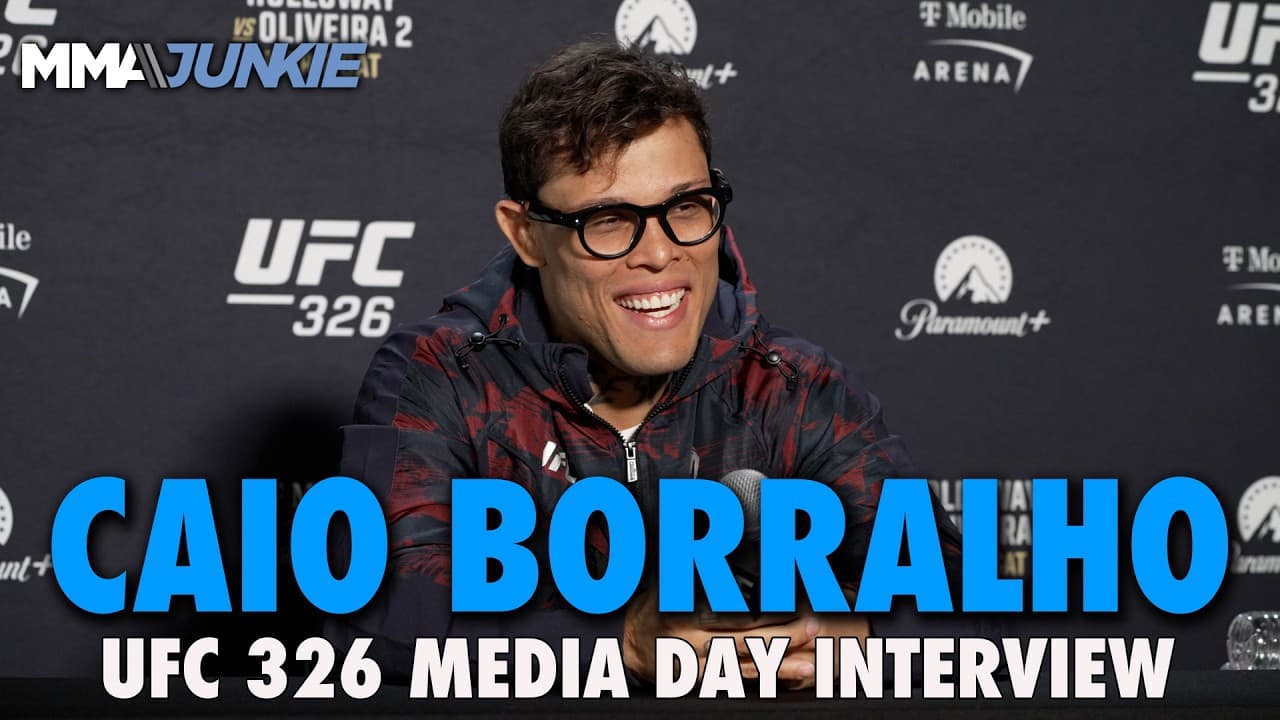 Caio Borralho: Reinier de Ridder 'out of his mind' if he strikes with me | UFC 326