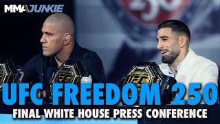 UFC White House full final press conference: Josh Hokit provokes Ilia Topuria – again