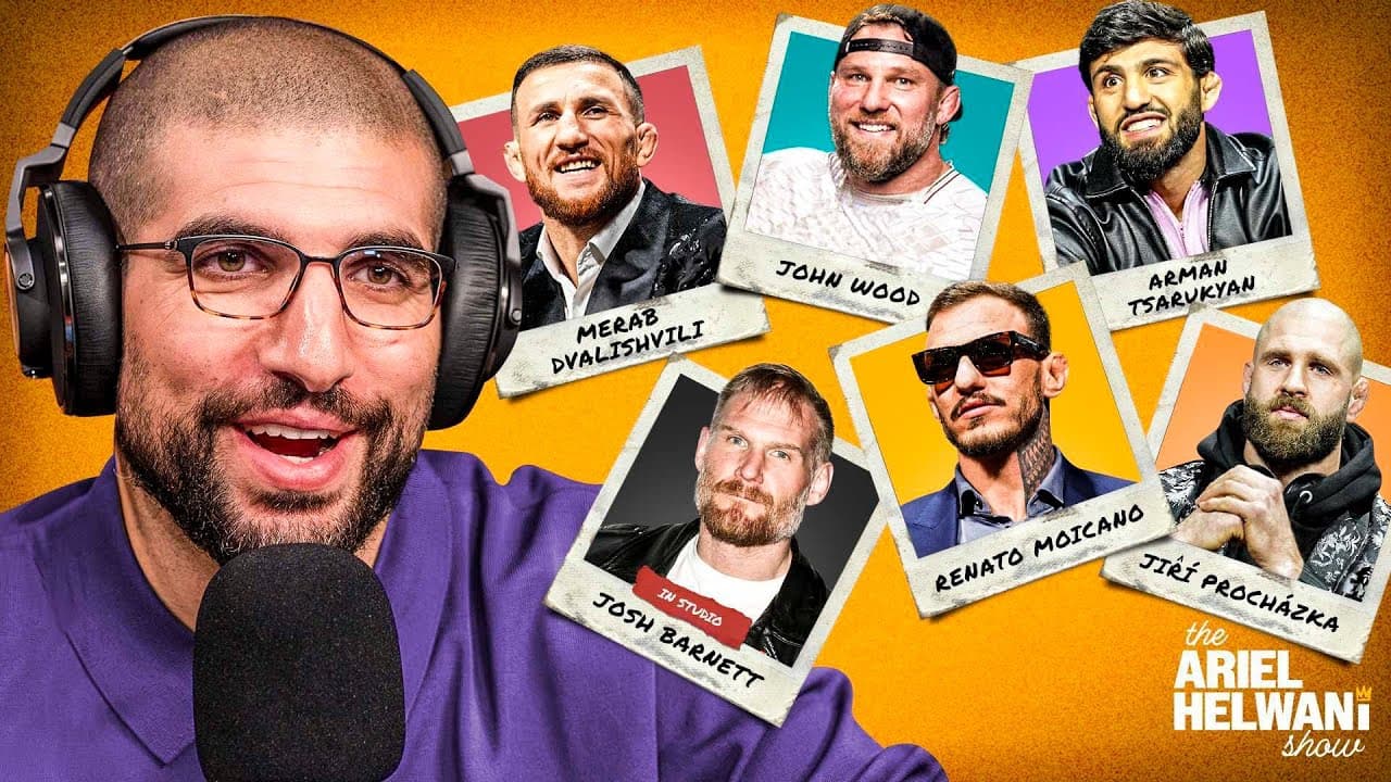 Merab Dvalishvili, Arman Tsarukyan, Jiri Prochazka, Renato Moicano, Josh Barnett in studio| 01/20/25