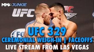 UFC 329: McGregor vs. Holloway 2 ceremonial weigh-ins and faceoffs | Fri. @ 9 p.m. ET