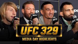 UFC 329: McGregor vs. Holloway 2 Media Day Highlights | MMA Fighting