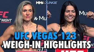 UFC Vegas 123 weigh-in highlights: Prelim fighter fined after 2-pound miss