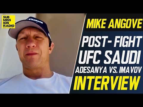 Exclusive: Israel Adesanya's Coach Mike Angove on UFC Saudi, Israel/Imavov + MORE!