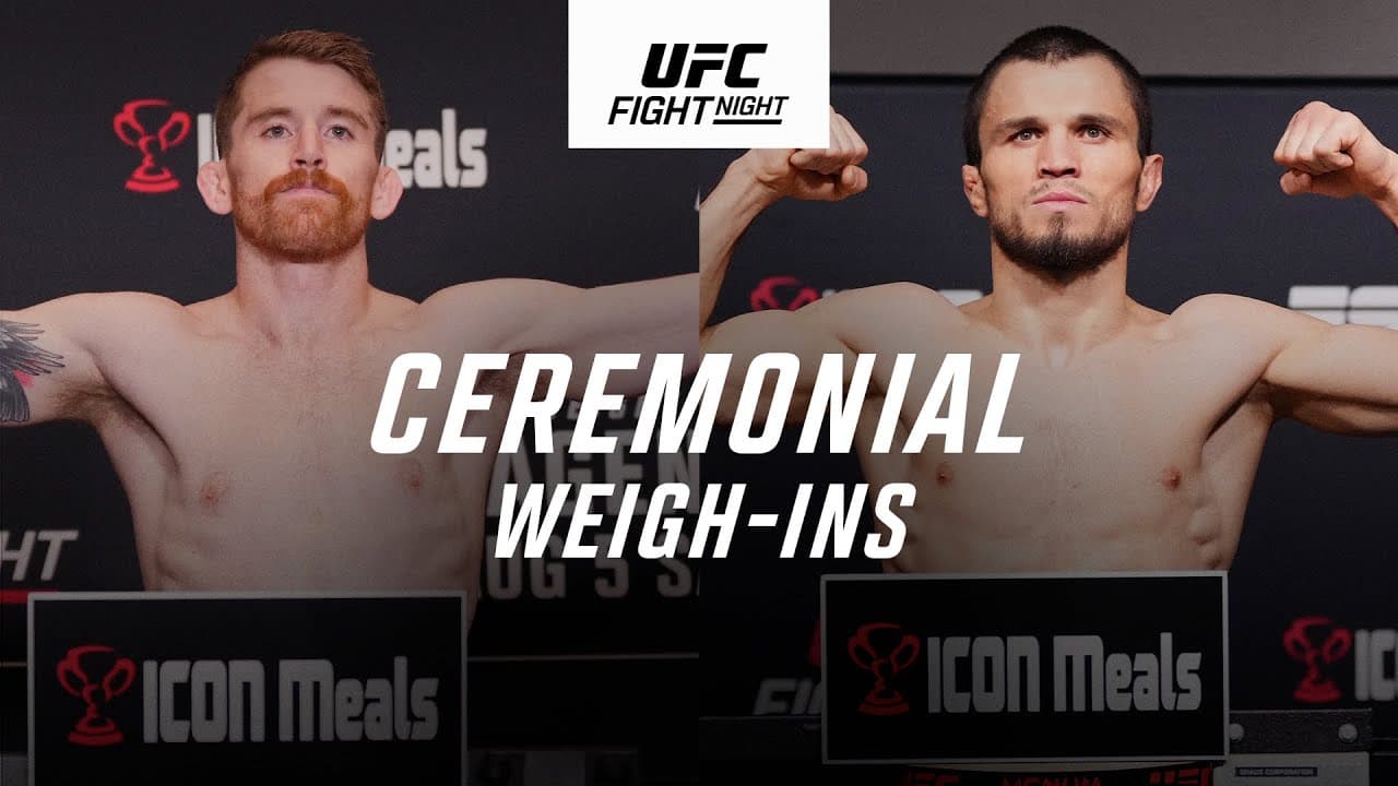 UFC Abu Dhabi: Ceremonial Weigh-In