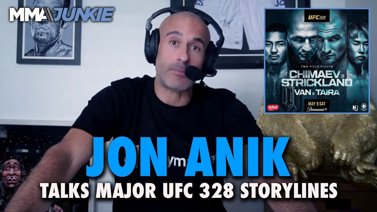 Jon Anik rooting for 'straight chaos' before Khamzat Chimaev vs. Sean Strickland | UFC 328