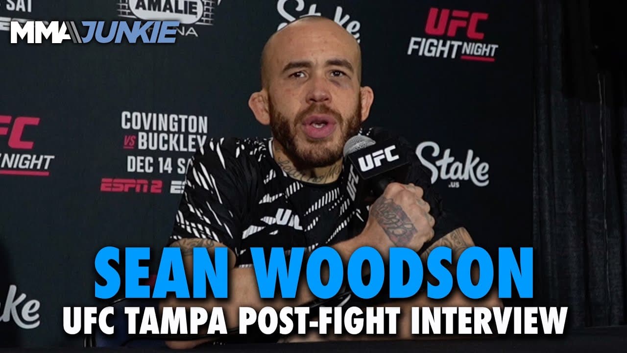 Sean Woodson: I'm a 'Bad Matchup' for Ilia Topuria 'He's Too Small' | UFC Tampa