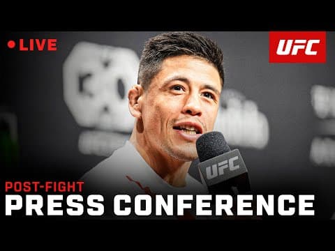 🔴 UFC Edmonton: Post-Fight Press Conference