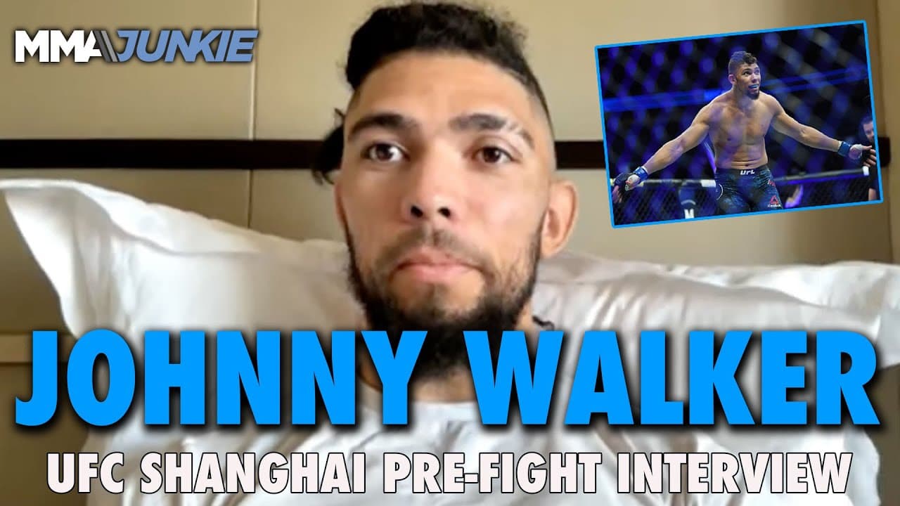 Johnny Walker ready to test Zhang Mingyang's first-round KO power | UFC Shanghai