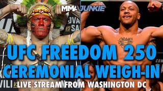 UFC Freedom 250: Topuria vs. Gaethje Ceremonial Weigh-In and Fighter Faceoffs | Sat. 8:30 p.m. ET