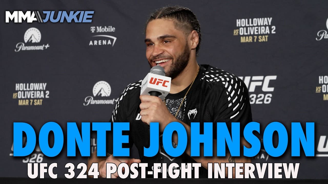 Donte Johnson reflects on first decision in historic UFC-CBS fight | UFC 326