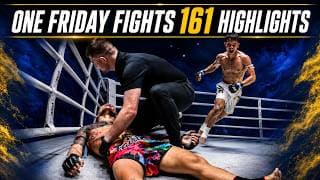 ONE Friday Fights 161 | CRAZY Fight Highlights 🔥